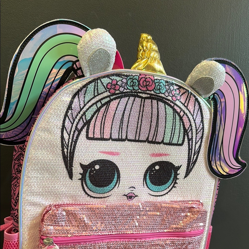 L.O.L. Surprise! | Kid’s Backpack with Sequins | NWT | SOLD OUT ONLINE - Picture 8 of 9